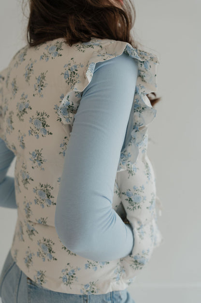 Blue Aurora Puffer Vest
