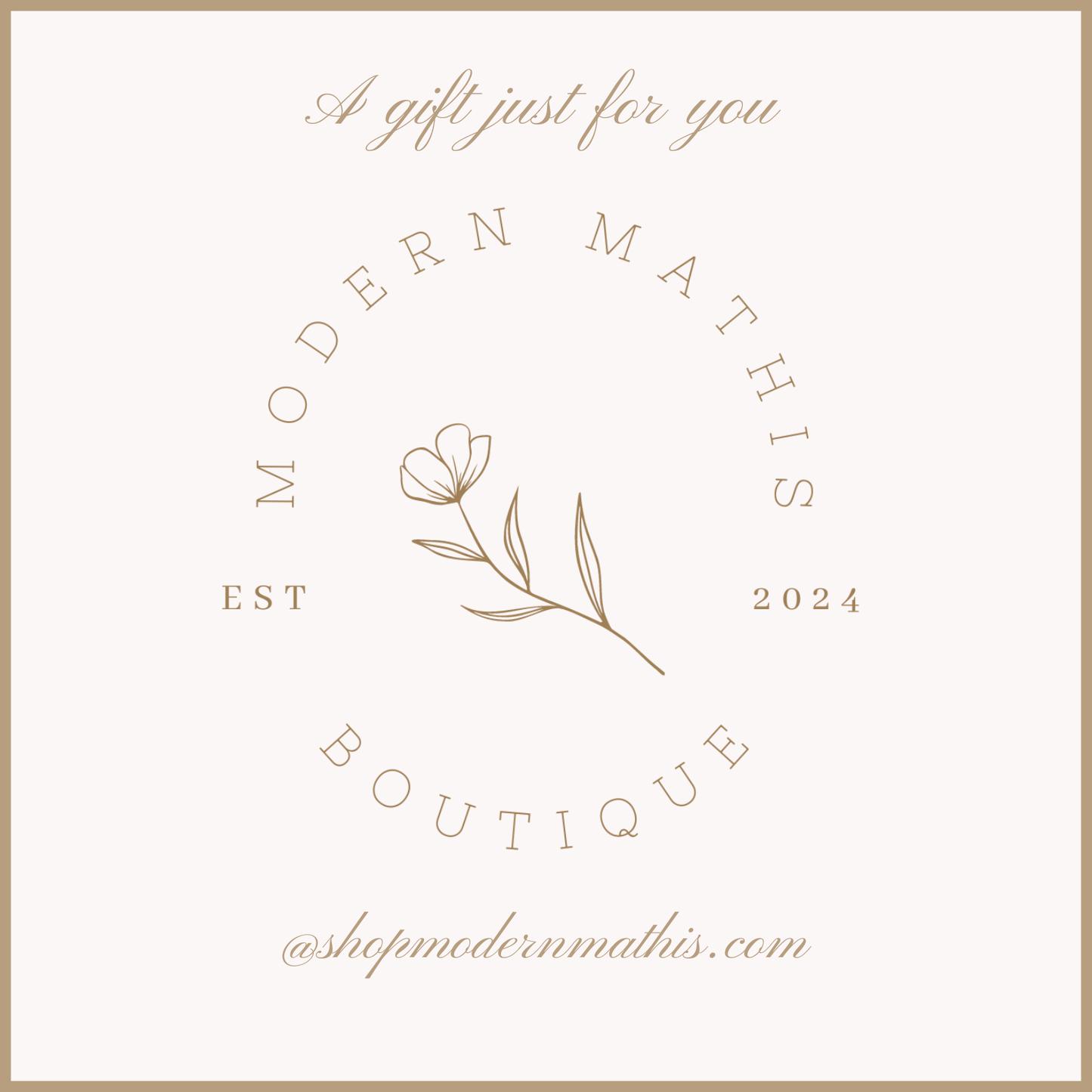 MODERN MATHIS GIFT CARD
