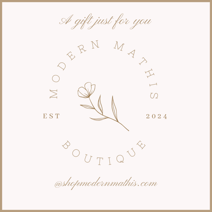 MODERN MATHIS GIFT CARD